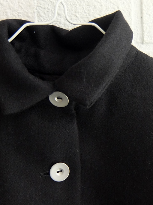 LE VESTIAIRE DE JEANNE LE VESTIAIRE DE CLE VDJ, Uniform coat, black thick woolblend