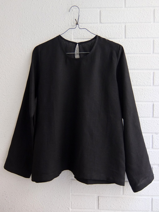 LE VESTIAIRE DE JEANNE LE VESTIAIRE DE CLE リネン長袖プルオーバー リネン長袖ブラウス