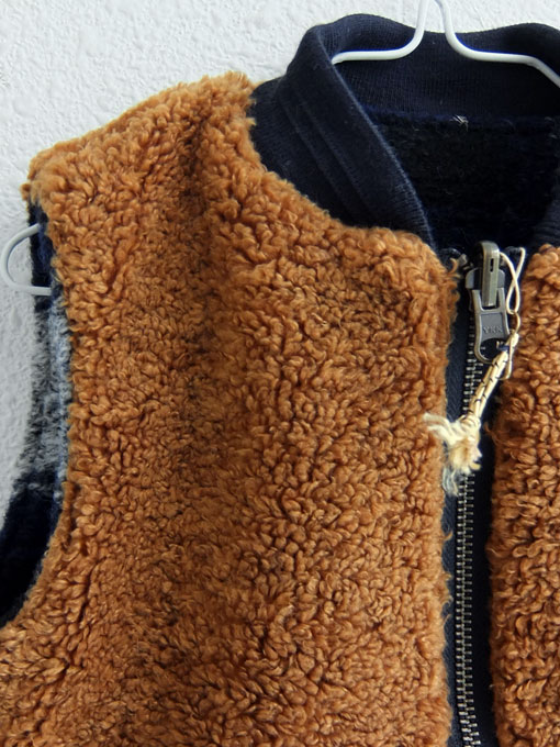 ベルギー子供服 bellerose kids ボーイズ 裏ボアリヴァーシブルベスト