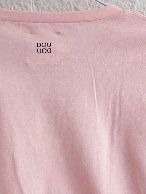 DOUUOD　フリンジリボンカットソー長袖Ｔシャツ