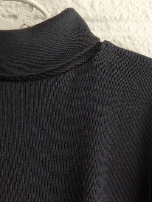 フランス子供服 PETIT BATEAU プチバトー 裏起毛タートルネック長袖ボディ