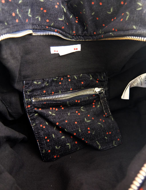 フランス子供服 bonpoint ボンポワン チェリープリントバッグ