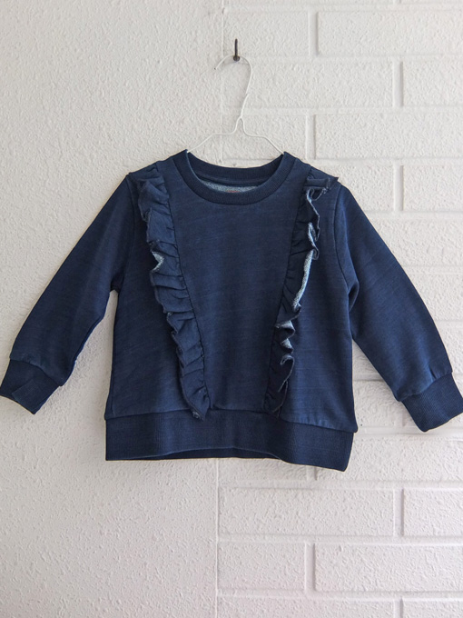 フランス子供服 BONTON ボントン ラッフルフリルトレーナー