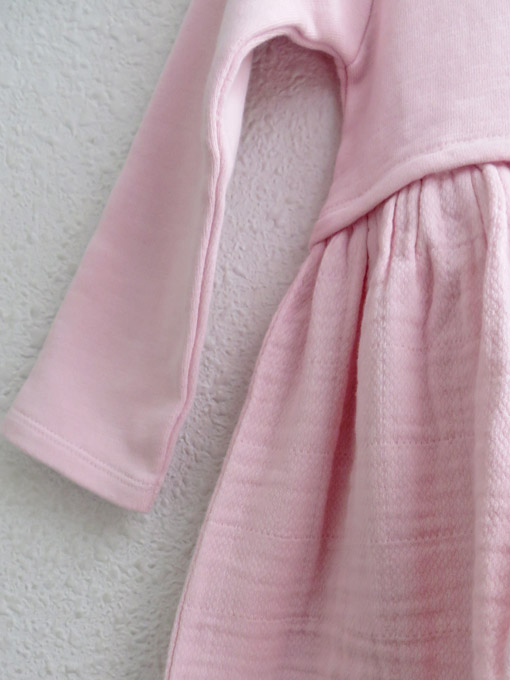 子ども服オッティ フランス子供服 BONTON ボントン 長袖切り替えワンピース