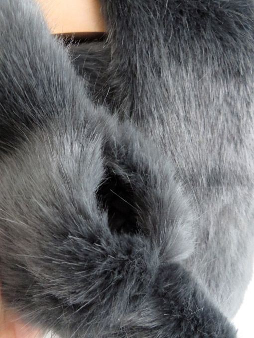 GREVI グレヴィ イタリア老舗ブランド フェイクファーマフラー OTTI