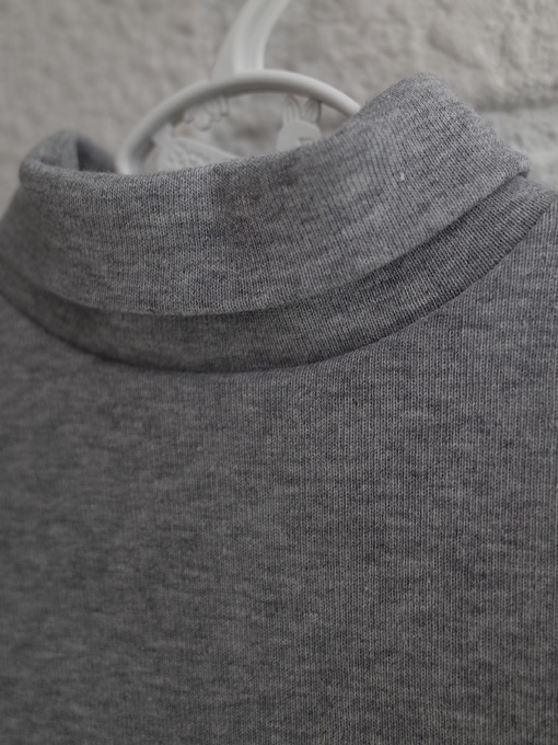 petit bateau プチバトー 裏起毛タートルネック長袖ボディ