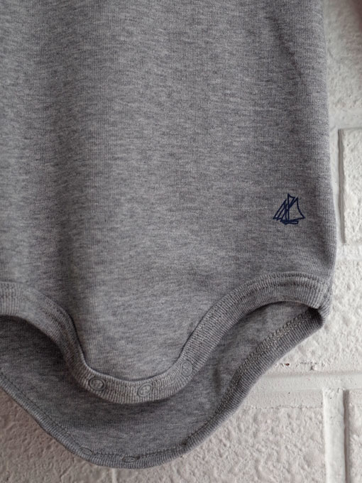 petit bateau プチバトー 裏起毛タートルネック長袖ボディ