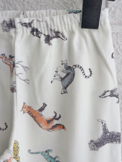フランス子供服 PETIT BATEAU プチバトー プリント長袖パジャマ