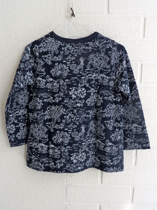 フランス子供服 PETIT BATEAU プチバトー チュビック動物プリント長袖パジャマ