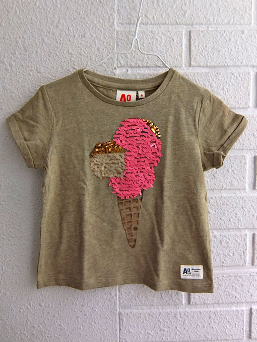 ベルギー子供服 AMERICAN OUTFITTERS アメリカンアウトフィッターズ AO76 アイスクリームTシャツ
