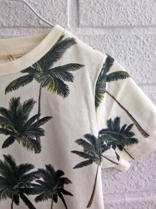 ベルギー子供服 AMERICAN OUTFITTERS アメリカンアウトフィッターズ AO76 ヤシの木プリントTシャツ