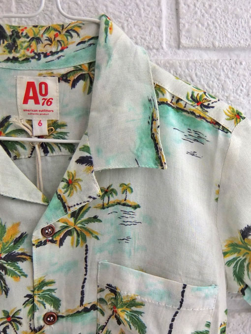 ベルギー子供服 AMERICAN OUTFITTERS アメリカンアウトフィッターズ AO76 アロハシャツ