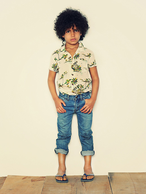 ベルギー子供服 AMERICAN OUTFITTERS アメリカンアウトフィッターズ AO76 アロハシャツ