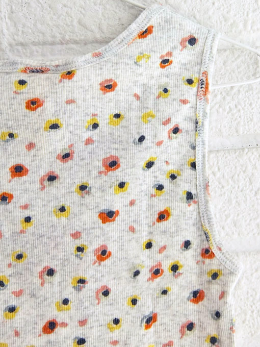 ベルギー子供服 bellerose kids ベルローズキッズ ガールズ 小花柄リブタンクトップ