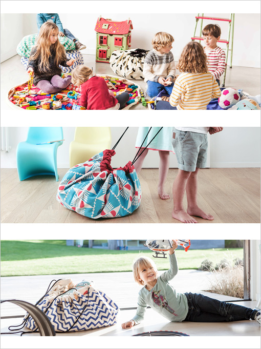 フランス子供服 PLAY&GO お片付けバッグ&プレイマット