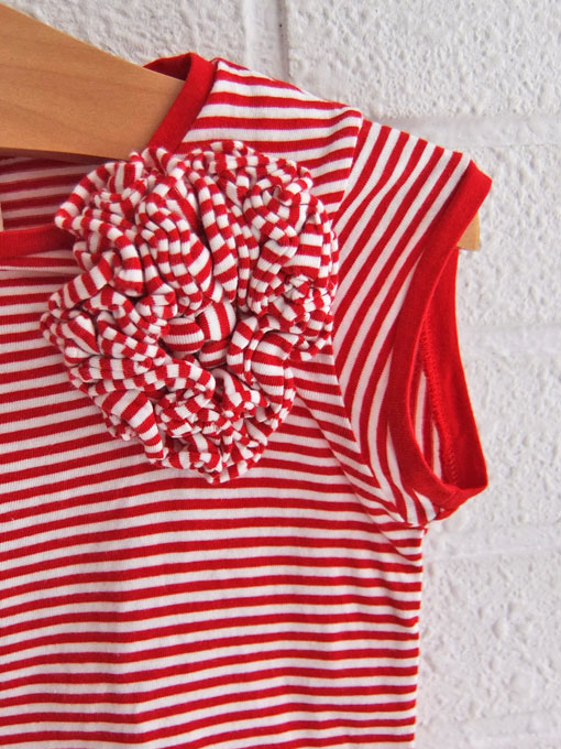 イタリア子供服 DOUUOD ボーダーTシャツ