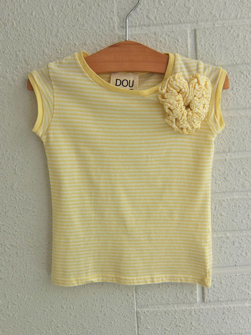イタリア子供服 DOUUOD ボーダーTシャツ