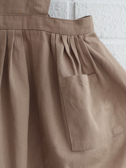 CARAMEL キャラメル Thalassa Pinafore, Balsam Green エプロンドレス エプロンワンピース