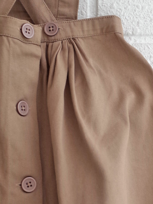 CARAMEL キャラメル Thalassa Pinafore, Balsam Green エプロンドレス エプロンワンピース