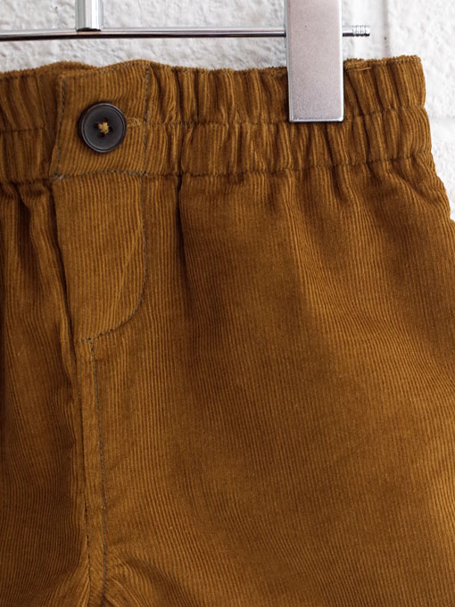 CARAMEL キャラメル Alastor Bermudas, Mustard コーディロイバミューダパンツ