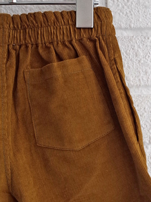 CARAMEL キャラメル Alastor Bermudas, Mustard コーディロイバミューダパンツ
