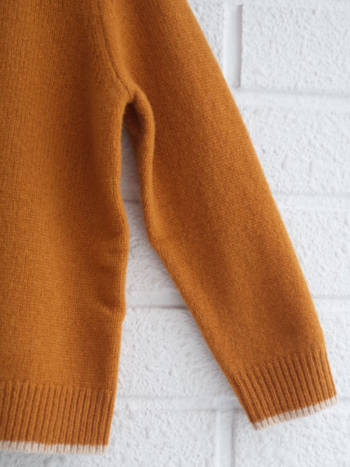 CARAMEL キャラメル Hermione Cardigan, Mustard ニットカーディガン