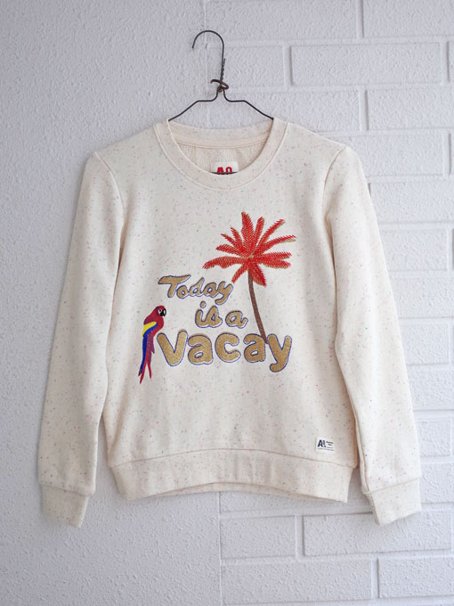 ベルギー子供服 AMERICAN OUTFITTERS アメリカンアウトフィッターズ AO76 ヤシの木トレーナー