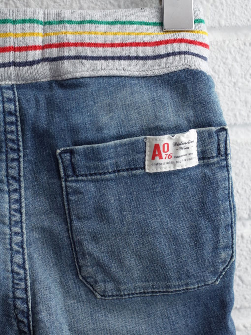 ベルギー子供服 AMERICAN OUTFITTERS アメリカンアウトフィッターズ AO76 スウェットデニムショートパンツ