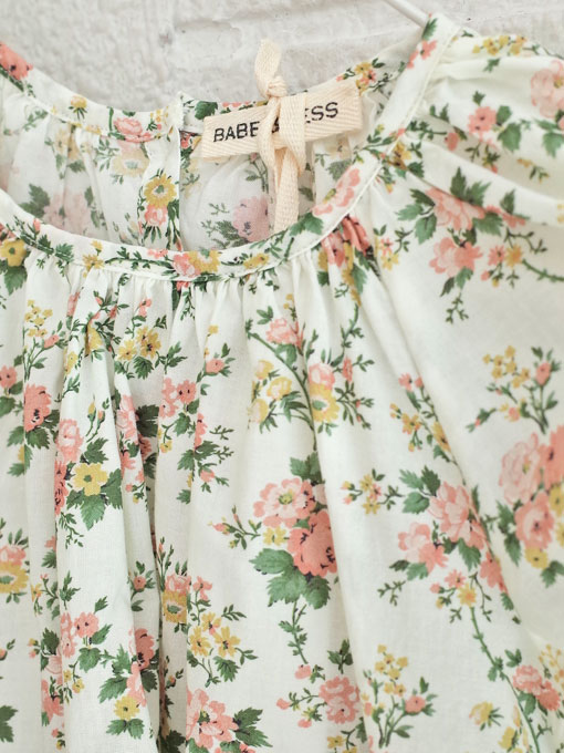 イタリア子供服 BABE&TESS ベイブアンドテス フラワープリントワンピース