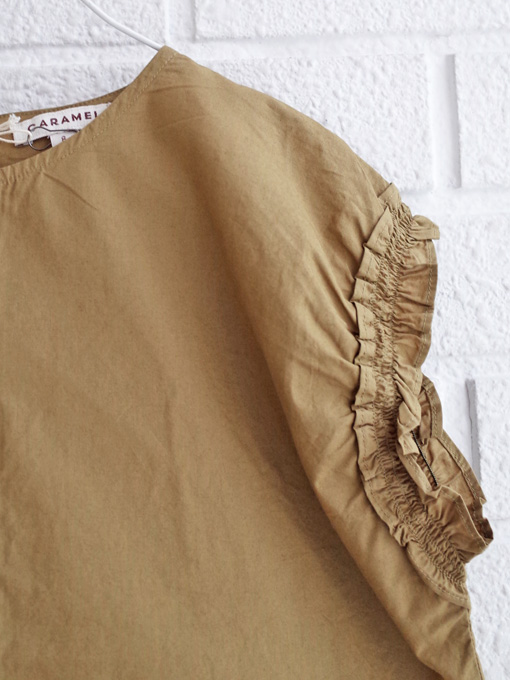 CARAMEL キャラメル caramel baby&child Lavender Top, Olive ノースリーブブラウス