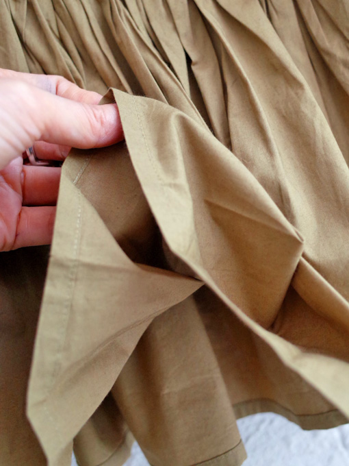 CARAMEL キャラメル caramel baby&child Iris Skirt, Olive フレアスカート