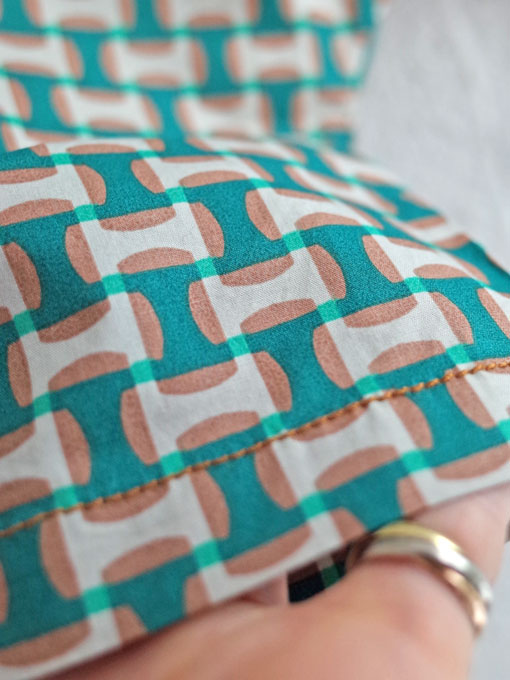 CARAMEL キャラメル caramel baby&child Magnolia Baby Trouser, Emerald Geo ベビープリントパンツ