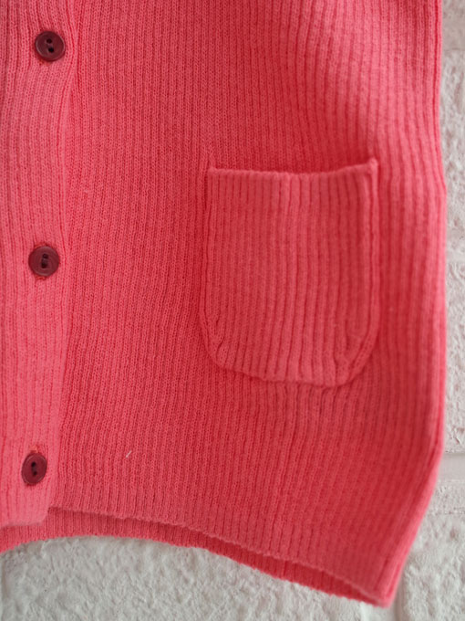 CARAMEL キャラメル caramel baby&child Zenobia Cardigan, Candy コットンリブカーディガン