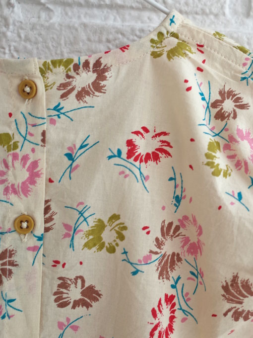 CARAMEL キャラメル caramel baby&child Lavender Top, Lavender Top, Painted Flower プリントノースリーブブラウス