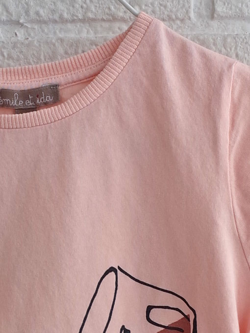 emile et ida エミールエイダ フランス子供服 うさぎTシャツ