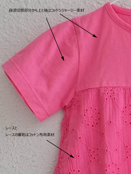 ベルギー子供服 Heart of Gold liz to dirk アイレットレースワンピース