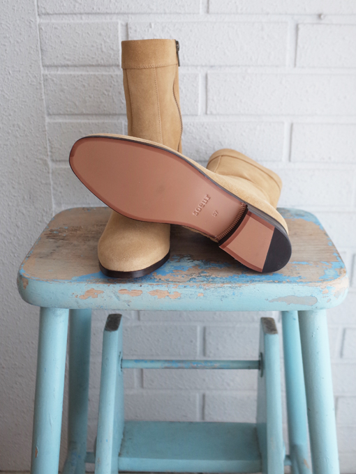 soeur　ECAILLE　レディース　スウェードショートブーツ