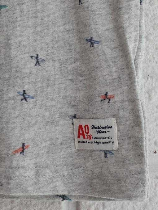 AO76　アメリカンアウトフィッターズ　ボーイズ　サーファープリントTシャツ