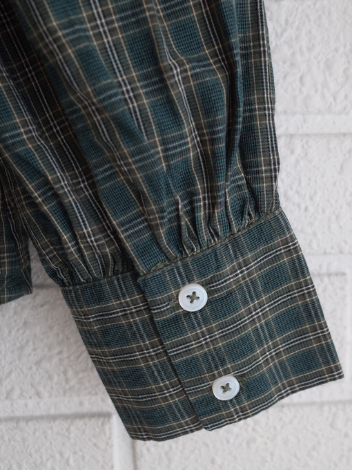 emile et ida woman　EDIVA　チェックタイブラウス