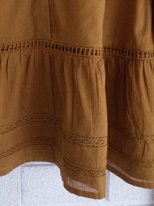 emile et ida woman　EGLANTINE　アイレットレースブラウス
