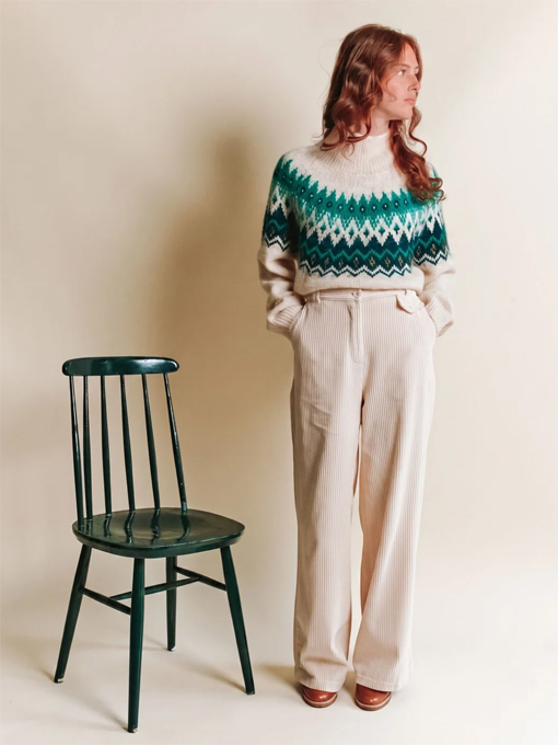 emile et ida woman ECRIN ジャガードセーター