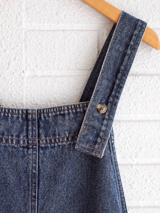 emile et ida woman ELISE　デニムサロペットワンピース