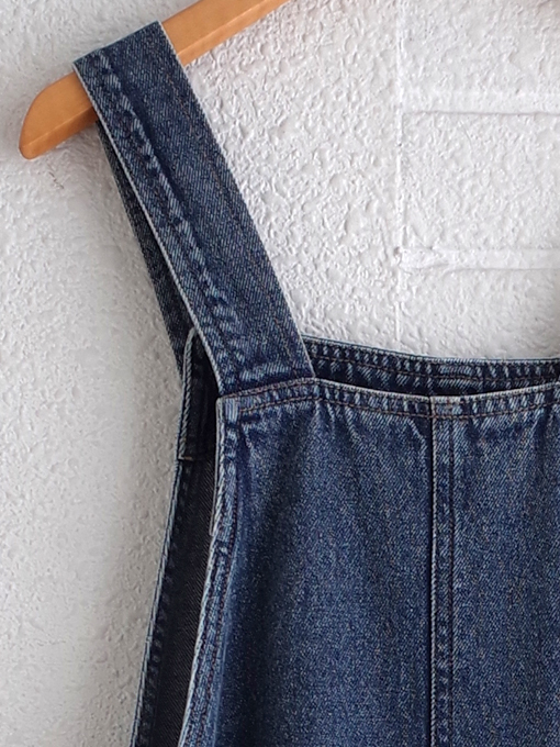 emile et ida woman ELISE　デニムサロペットワンピース