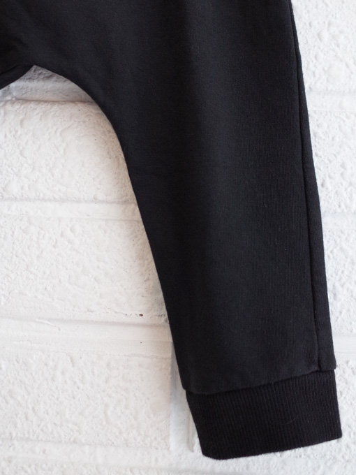 イタリア子供服　BABE&TESS　裏起毛ジャージーベビーサルエルパンツ