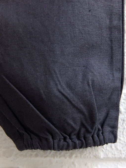BONTON ボントン 刺繍リネン混サロペット