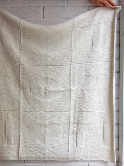 BONTON コットンニットブランケット