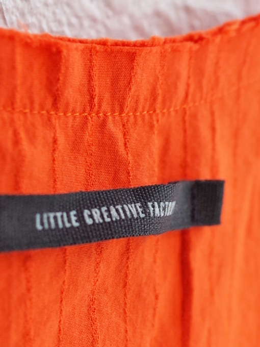 Little creative factory リトルクリエイティブファクトリー クラッシュブラウス