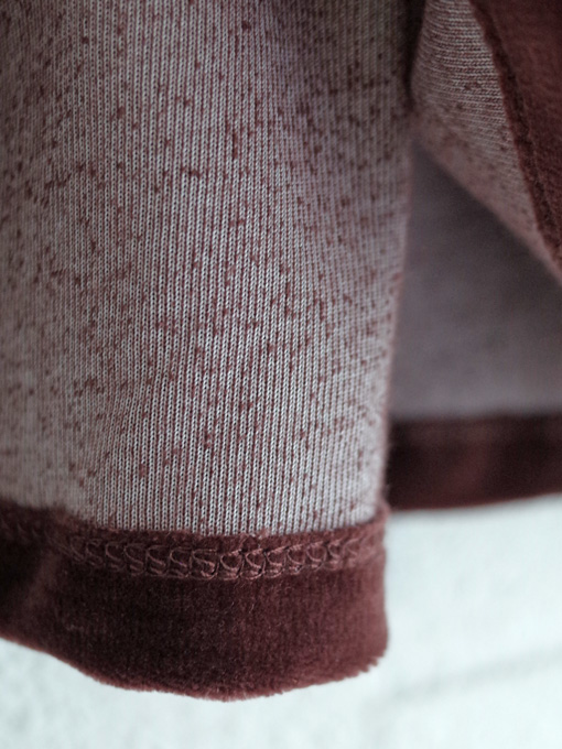 emile et ida フランス子供服　エミールエイダ　ベロアティアードワンピース