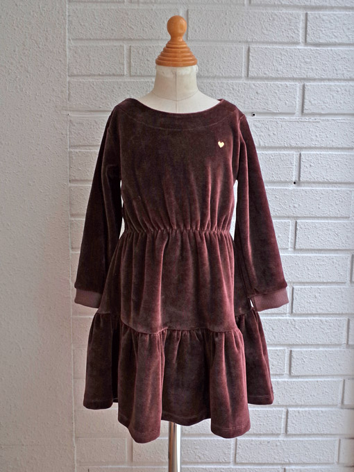 エミールエイダ emile et ida ベロアスウェットワンピース フランス