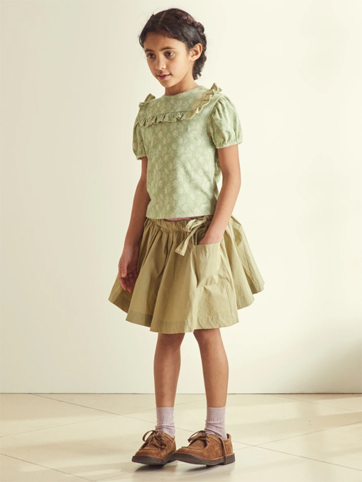 CARAMEL Cormoran Skirt キャラメル 英国子供服　コットンスカート